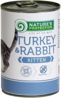 Nature&#39;s Protection Cat konz.Kitten krůta/králík 400g