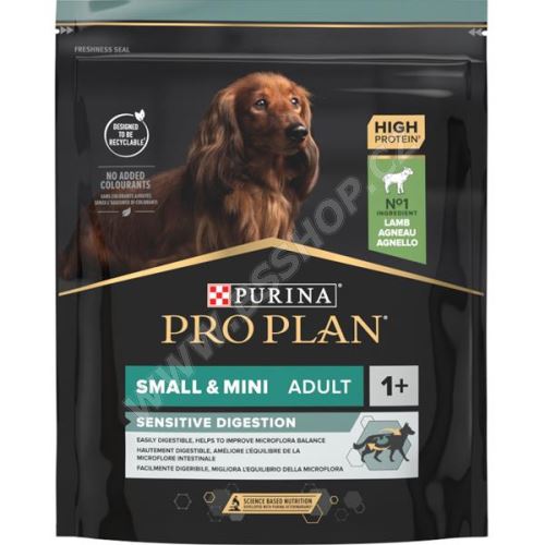 Pro Plan Dog Adult Small&Mini Sensitive Digestion jehně 700g