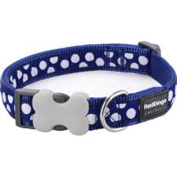 Obojek RD - White Spots on Navy (216869180)