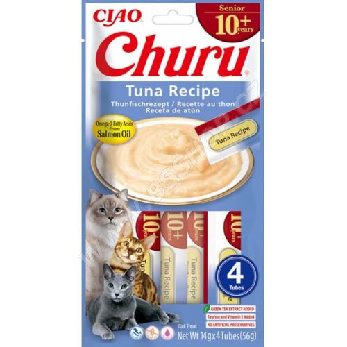 Inaba Churu Senior cat snack tuňák 4x14g