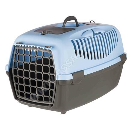 Transportní box CAPRI III 40x38x61cm max.do 12kg - světle šedá/modrá