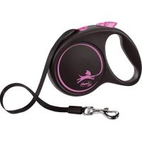 Flexi Black Design M pásek 5m růžové 25kg (1)