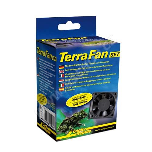 Lucky Reptile Terra Fan Set A/C adaptér + 2 ventilátory