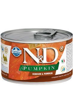 N&D DOG PUMPKIN Adult Venison & Pumpkin Mini 140g