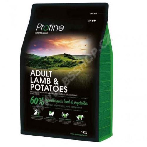 Profine NEW Dog Adult Lamb & Potatoes 3kg