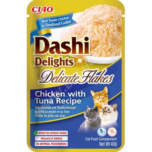 Inaba Dashi Delights Delicate kaps.kuře,tuňák 40g