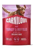 Carnilove Dog Pouch Paté Turkey &amp; Buffalo with Rose Petals 300g