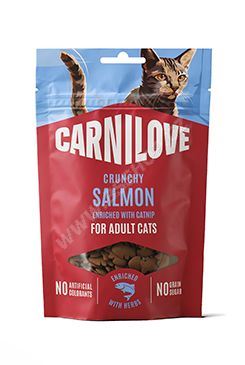 Carnilove Cat Crunchy Snack Salmon enriched with Catnip 50g