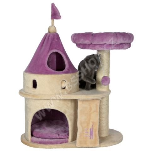 Škrábací hrad My Kitty Darling s odpočívadlem a hračkou, Trixie
