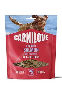 Carnilove Dog Crunchy Snack Salmon with Blueberries with fresh meat 200g