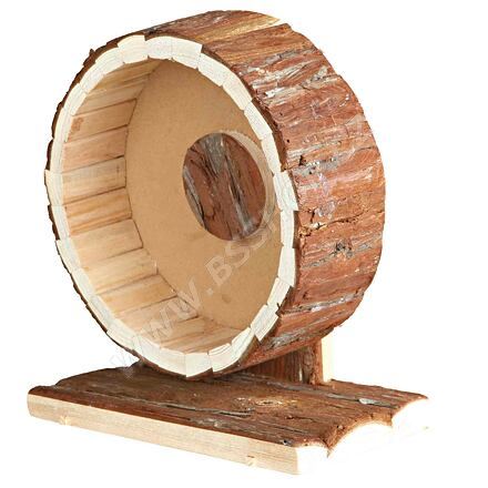 Natural Living - kolotoč dřevěný pro myši a křečky 20 cm