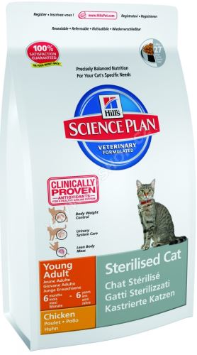 Hill's Feline Dry Adult Young Sterilised Chicken 3,5kg