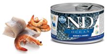 N&amp;D DOG OCEAN Adult Herring &amp; Shrimps Mini 140g