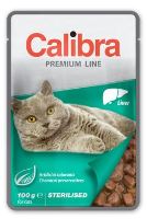 Calibra Cat kapsa Premium Sterilised Liver 100g (1)