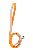 Vodítko kočka SHINY nylon oranžové 1m Zolux