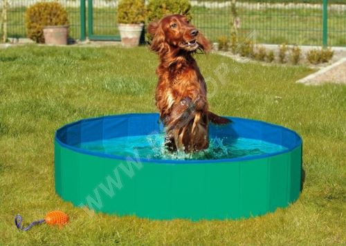 Skládací bazén pro psy zeleno/modrý 160x30cm Karlie
