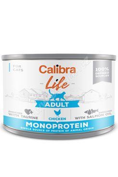 Calibra Cat Life  konzerva Adult Chicken 200g