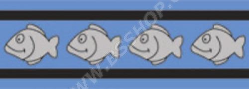 Obojek pro kočky - Fish Reflexní - Středně Modrá