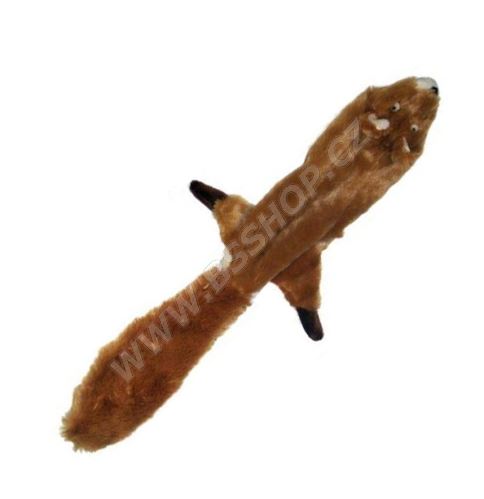 Hračka pes Veverka pískací 61cm Skinneeez