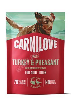 Carnilove Dog Pouch Paté Pheasant with Raspberry Leaves 300g