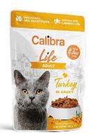 Calibra Cat Life kapsa Adult Turkey in gravy 85g (1)