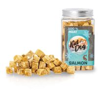 KIDDOG Super Premium 100% freeze dried SALMON CUBES - čisté maso z lososa, sušené mrazem 80g KIDDOG Super Premium 100% freeze dried SALMON CUBES - čisté maso z lososa, sušené mrazem 80g