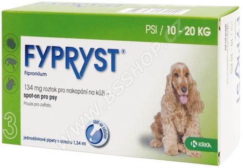 Fypryst Spot-on Dog M sol 1x1,34ml (10-20kg)