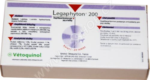 Legaphyton 200mg 24 tablet - EXP 01/2022