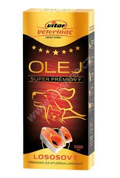 VITAR Veterinae Lososový olej 500ml