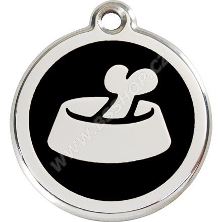 Známka - Miska - Černá