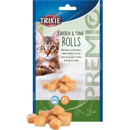PREMIO Chicken & Tuna Rolls - válečky s tuňákem a kuřetem,  50g