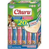 Inaba Churu dog snack kuře&tuňák a kuře&losos multipack 20x14g (1)