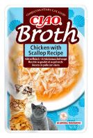 Churu Cat CIAO Broth Chicken with Scallop Recipe 40g (1)