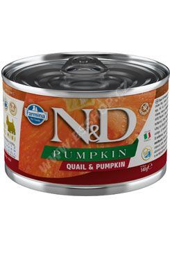 N&D DOG PUMPKIN Adult Quail & Pumpkin Mini 140g