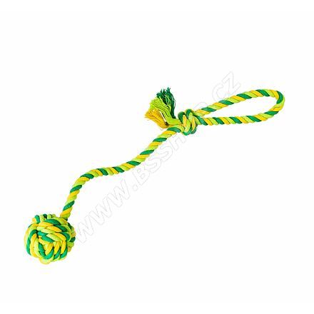 HIP HOP vrhací lano s míčem bavlněný 41cm/85g limetková, zelená