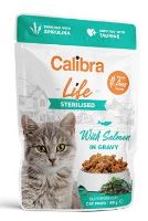 Calibra Cat Life kapsa Sterilised Salmon in gravy 85g (1)