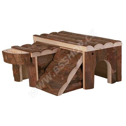 Dřevěný domek LUKA pro křečka14x7x14cm TRIXIE
