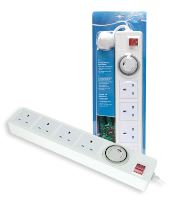 Arcadia 4-Gang Socket With Timer (1)