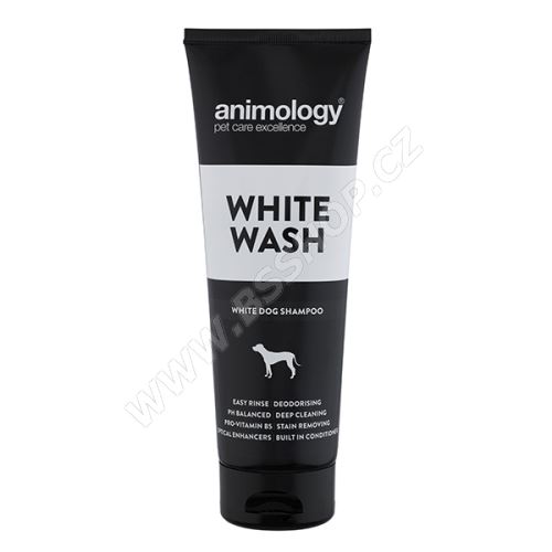 Šampon pro psy Animology na bílou srst, 250ml