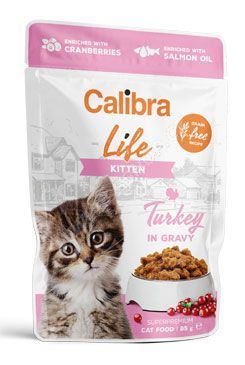 Calibra Cat Life kapsa Kitten Turkey in gravy 85g