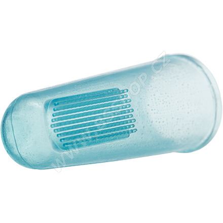 Sada silikonových zubních kartáčků na prst, 6cm, 2ks