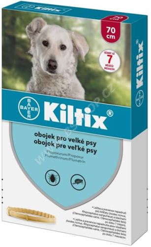 Bayer Kiltix obojek pro velké psy 70cm