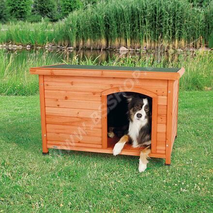Bouda pro psa dřevěná L, rovná střecha 104x72x68 cm Trixie