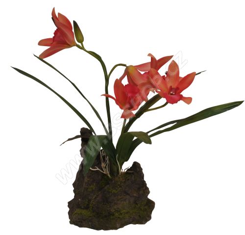 Lucky Reptile Orchidej - červená cca 25cm