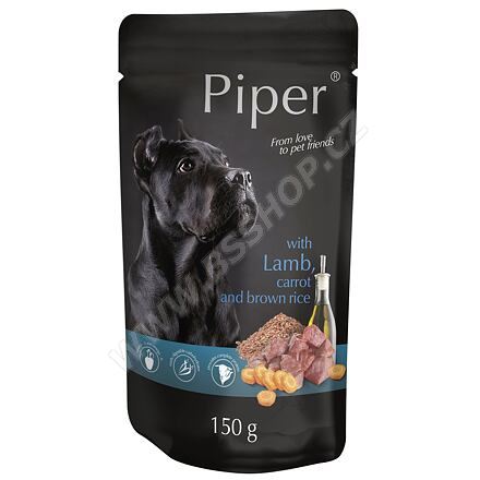 PIPER Animals kapsička s jehněčím a mrkví 150g