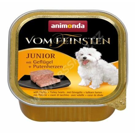 Paštika ANIMONDA Vom Feinsten Junior drůbeží + srdce 150g