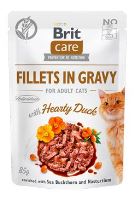 Brit Care Cat Fillets in Gravy Hearty Duck 85g (1)