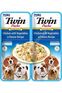 Churu Dog Twin Packs Chick&Veg.&Cheese in Broth 2x40g