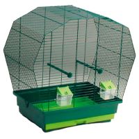 Klec BIRD JEWEL K6 tmavě zelená 57,5x33,5x55cm (1)