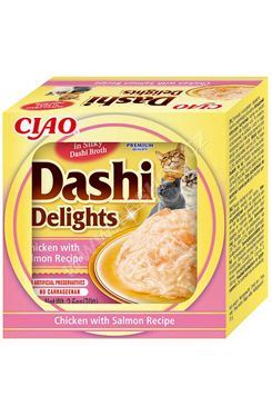 Churu Cat Dashi Delights Chicken with Salmon 70g